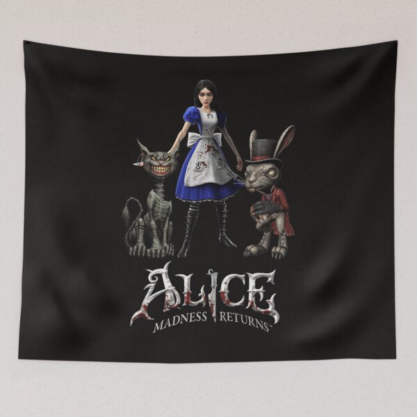 Item preview, Alice Madness Returns-Alice Liddell, Cheshire Cat, White Rabbit Classic . designed and sold by BondBradley46.