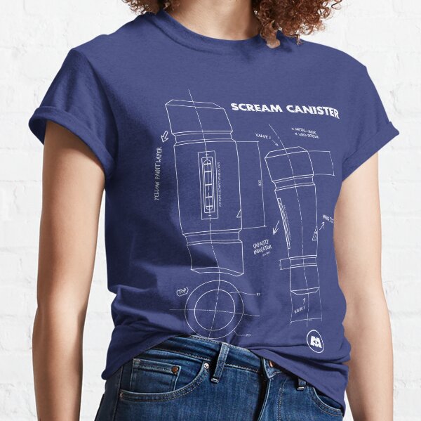 Scream Canister Blueprint Classic T-Shirt