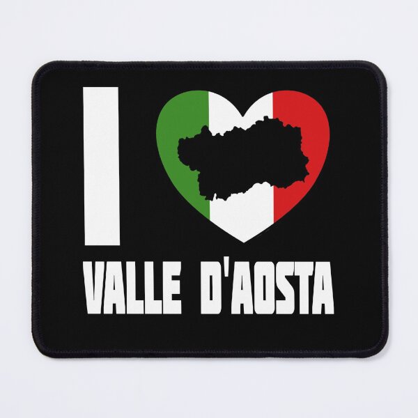 Item preview, I Love Valle d Aosta - Italian Heart With Aosta Valley Silhouette designed and sold by molamode.