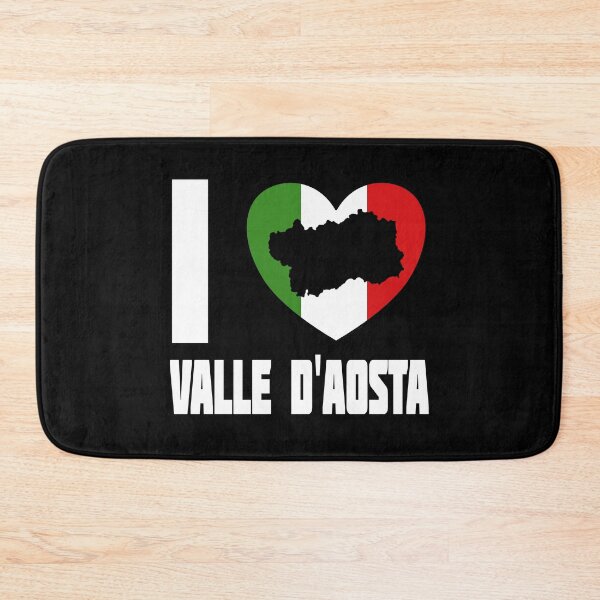 Item preview, I Love Valle d Aosta - Italian Heart With Aosta Valley Silhouette designed and sold by molamode.