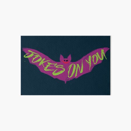 The Joking Bat Art Board Print