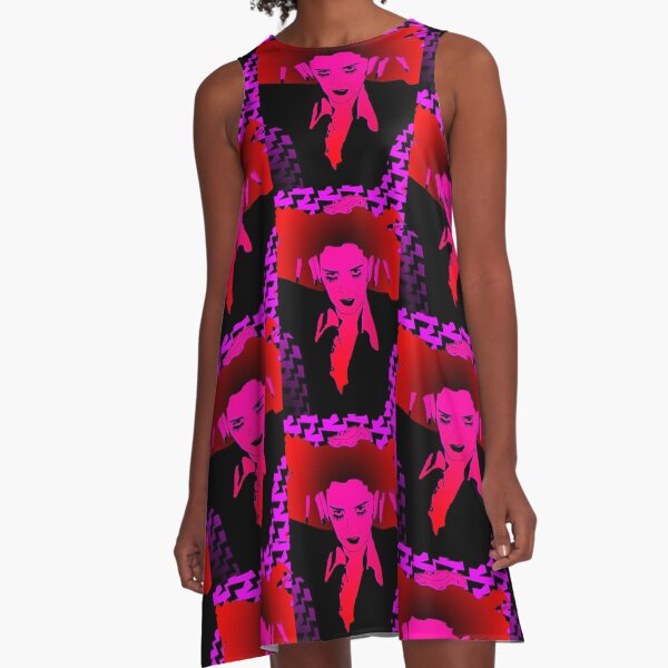 Rocky Horror Pop Art - A Domestic A-Line Dress