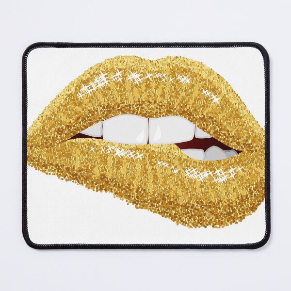 Item preview, Golden lips designed and sold by DuchessPier.