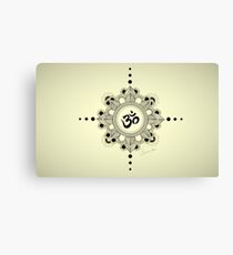 Om Mandala Canvas Print