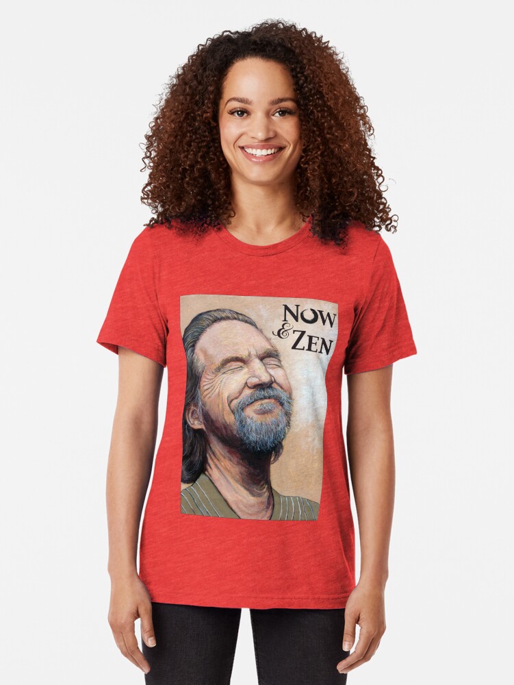 Alternate view of The Dude Now & Zen Tri-blend T-Shirt