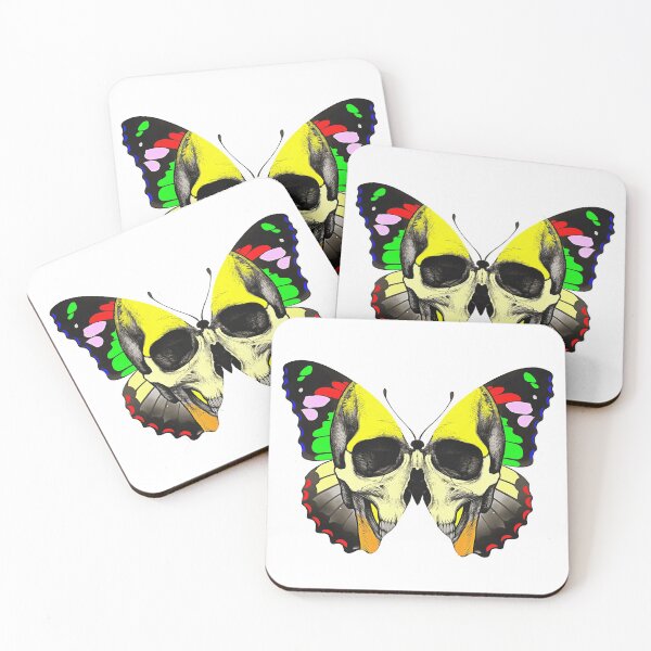 Item preview,  a human skull butterfly  designed and sold by MXanwar.