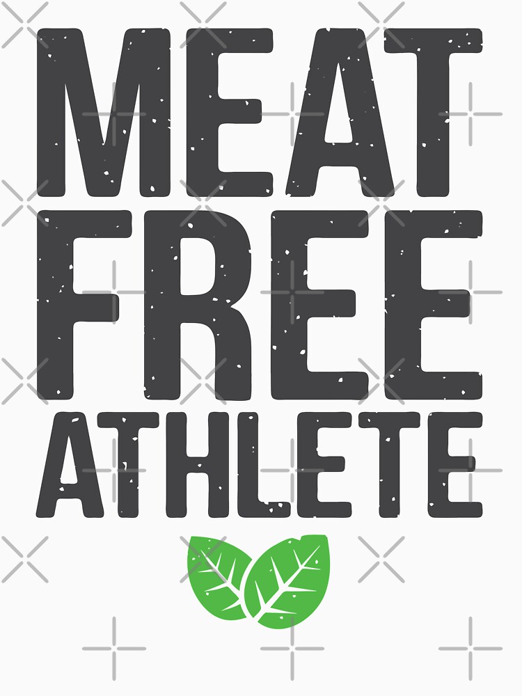 "Meat free athlete" Tshirt for Sale by dmitriylo Redbubble