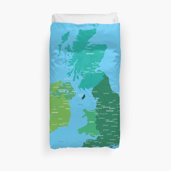 Map Of London Duvet Covers Redbubble