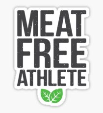 Meat free athlete Sticker