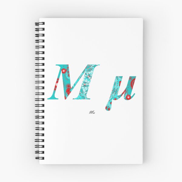 Item preview, Mu Greek Alphabet designed and sold by joancaronil.