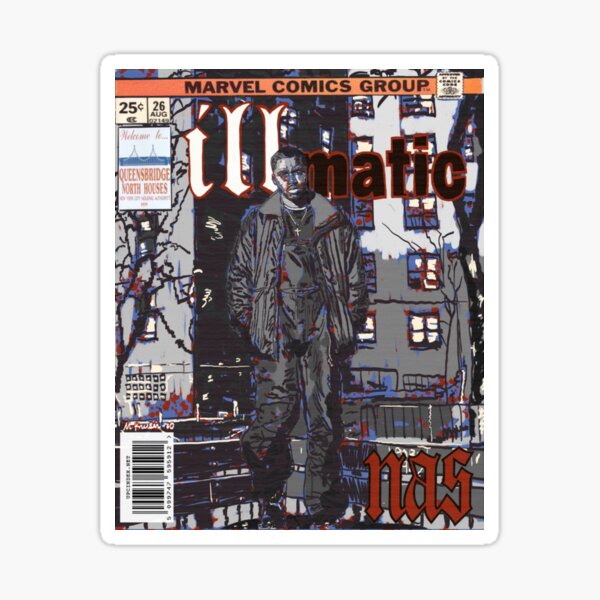 Aperçu de l'œuvre Nas "Illmatic Comic" créée et vendue par Oliver Oh.