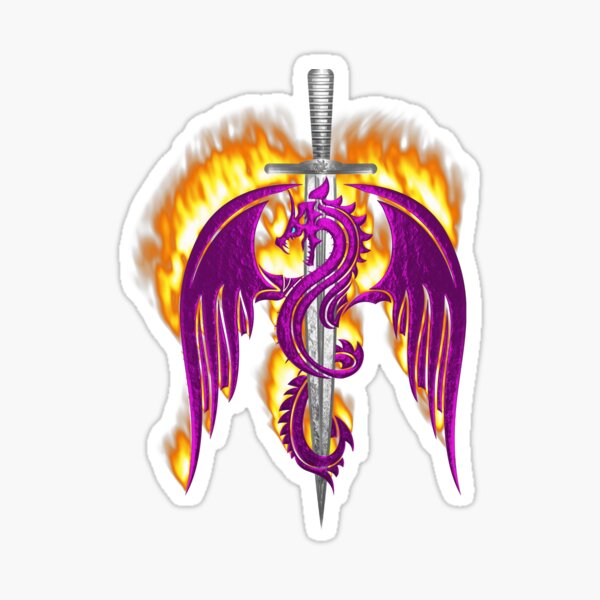 Item preview, Dragon Flaming Sword  designed and sold by SoldierAlways.