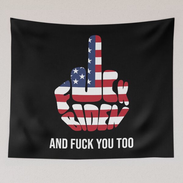 Item preview, Fuck Biden and fuck you too Middle finger designed and sold by krieglkwegeb86.