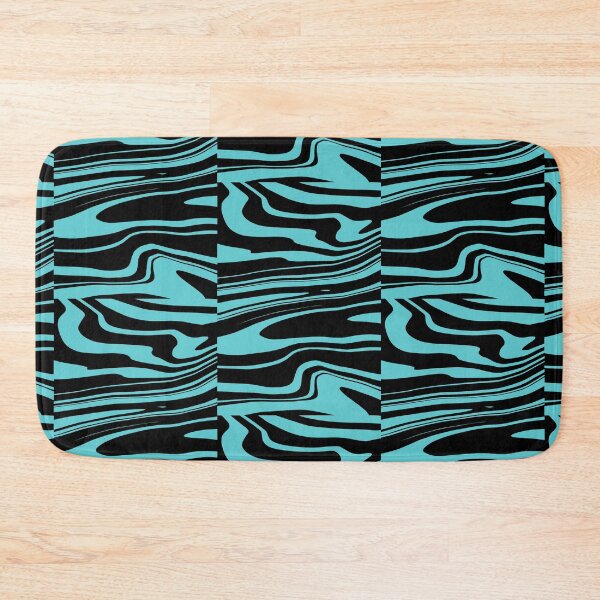 Item preview, Blue and Black Liquid marble texture designed and sold by DMJPRINT.