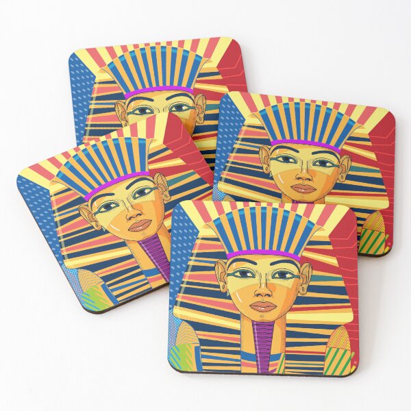 Item preview, tutankhamon painting in popart style. designed and sold by ahmettoy.