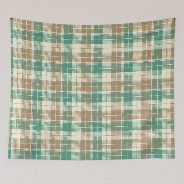 Item preview, Fall Plaid Pattern Two - Green, Taupe and Cream designed and sold by MarikaJohnson.