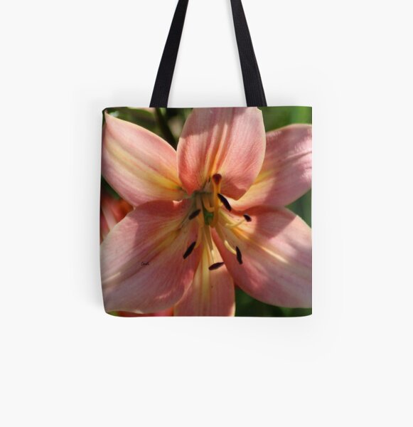 Lily Flower Bloom All Over Print Tote Bag