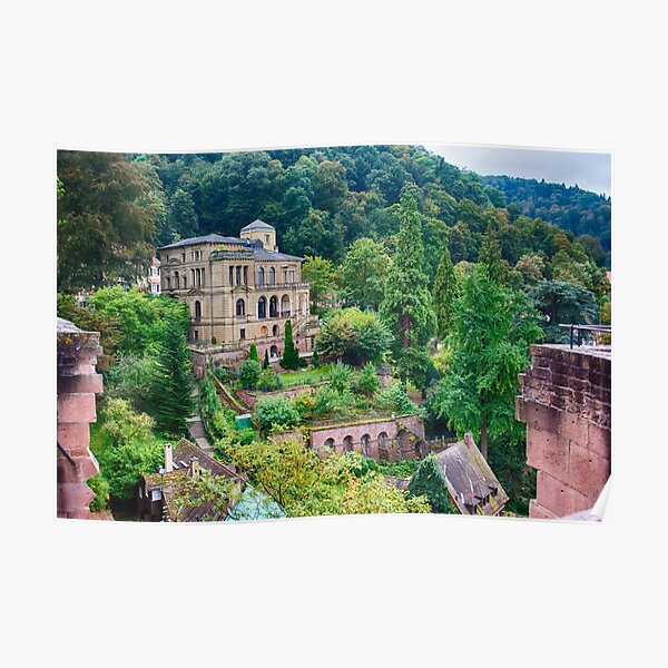 A View from Heidelberg Castle Poster