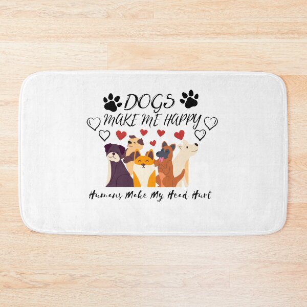Item preview,  Dogs Make Me Happy Humans Make My Head Hurt Funny T-shirt Dog Lovers Gift Shirt, Dog Lover designed and sold by Zakariya20.