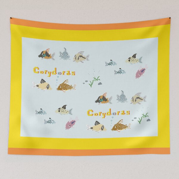 Item preview, Pixel art corydoras designed and sold by YukoPenguinmaru.