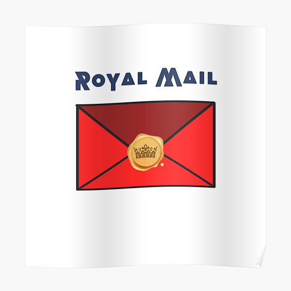 "royal mail for all "fans" of the service royal mail" Poster for Sale