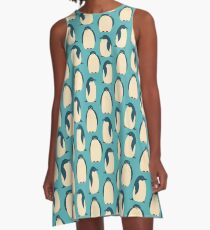 Happy penguins A-Line Dress