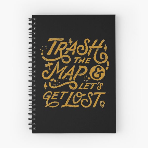 Item preview, Trash the Map & Let's Get Lost - Travel Adventure Design designed and sold by Sebastian Stadler.