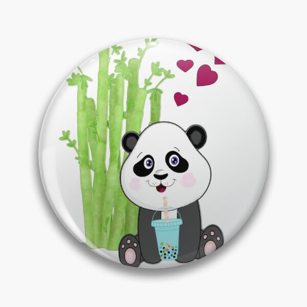 Item preview, Bubble tea panda - cute panda sticker designed and sold by NathBros.