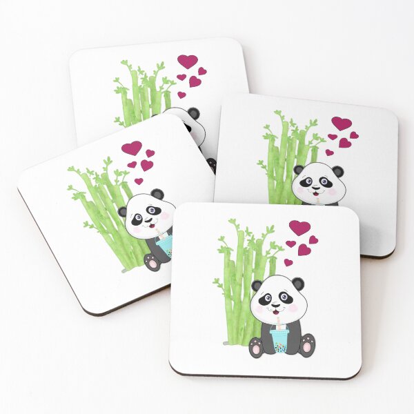 Item preview, Bubble tea panda - cute panda sticker designed and sold by NathBros.