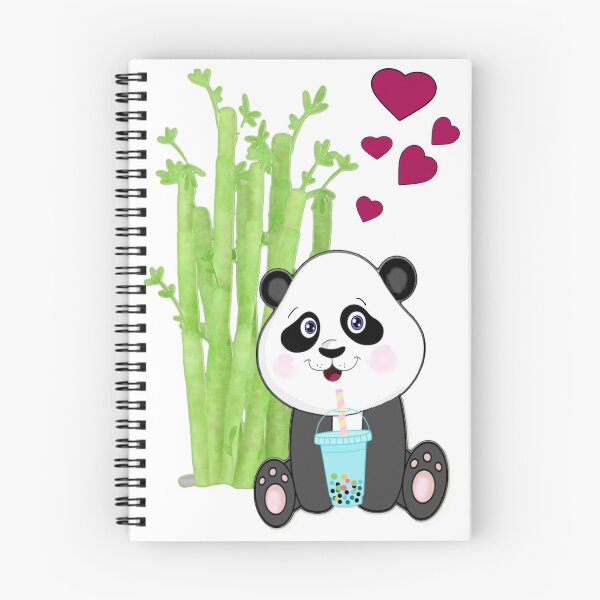 Item preview, Bubble tea panda - cute panda sticker designed and sold by NathBros.