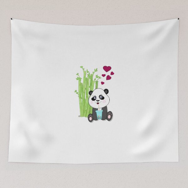 Item preview, Bubble tea panda - cute panda sticker designed and sold by NathBros.