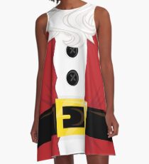 Xmas santa Belly A-Line Dress