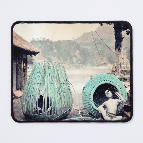 Item preview, 1870 Japanese Basket Weavers designed and sold by retrophotoworks.