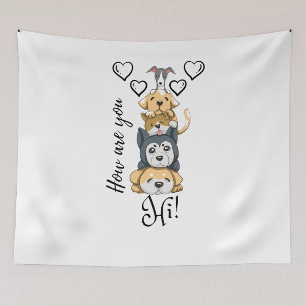 Item preview, Hi How Are You,dog shirt, designed and sold by Zakariya20.