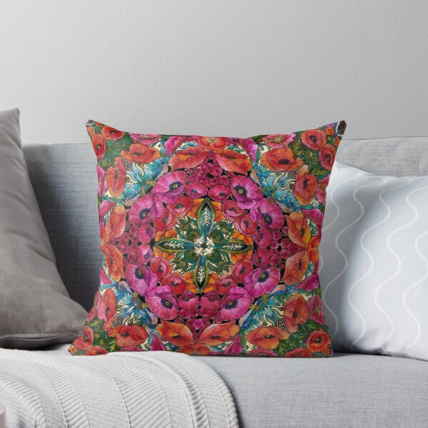 Item preview, Mandala de Amapolas y Acianos designed and sold by DorteC.