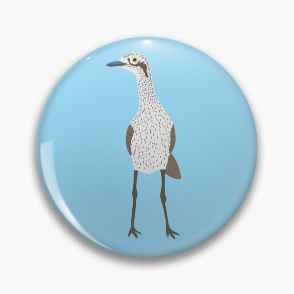 Item preview, Bush Stone-Curlew on Blue designed and sold by Digitaldingo.