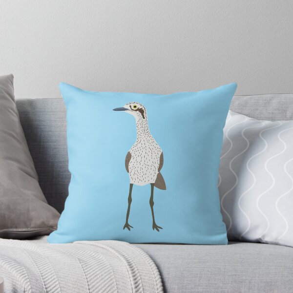 Item preview, Bush Stone-Curlew on Blue designed and sold by Digitaldingo.