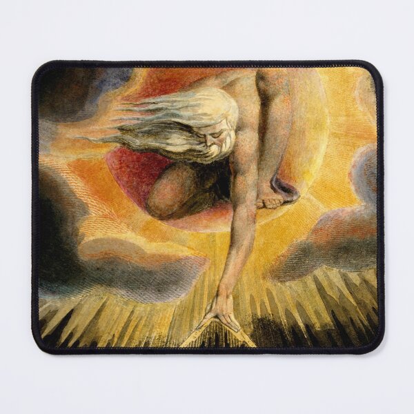 Item preview, William Blake "Urizen depicted in Blake's watercoloured etching The Ancient of Days." designed and sold by Alexandra Dahl.