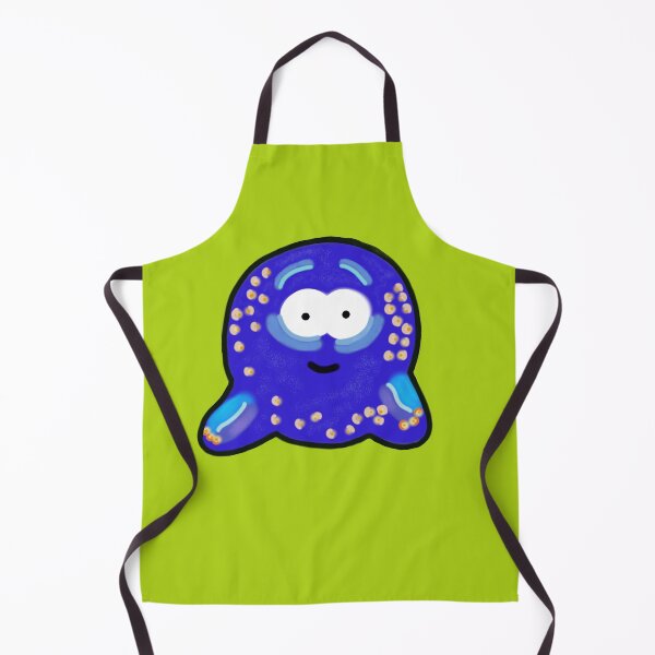 Item preview, Blue Bubble Monster cartoon designed and sold by Marble1212.