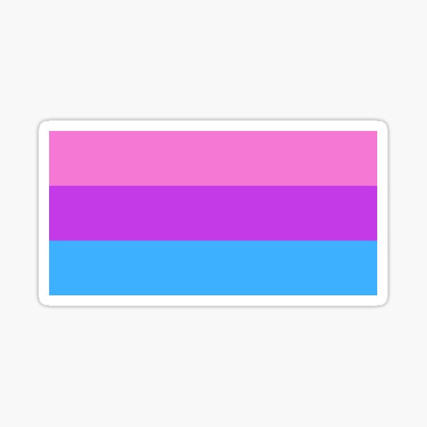 Bisexual / Bi Pride Colors Sticker