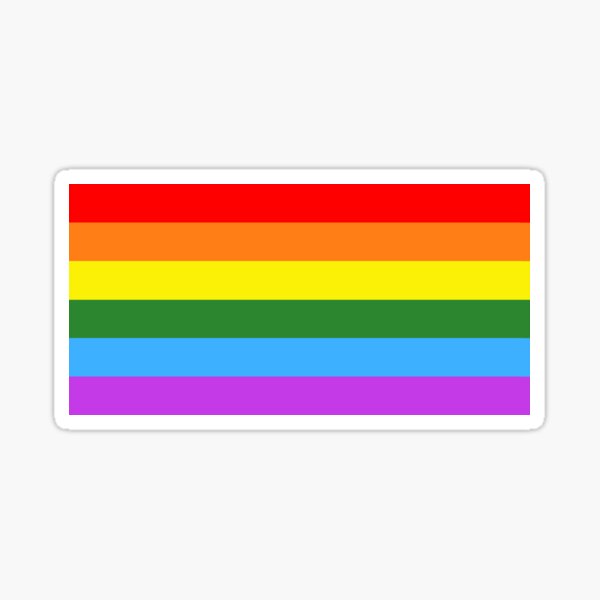 Gay Pride Colors Sticker