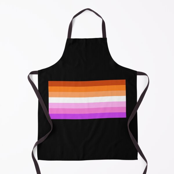 Lesbian Pride Colors Apron