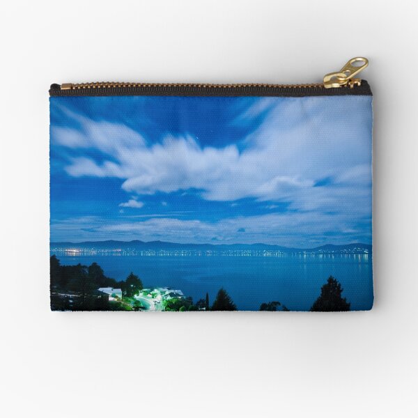 Moonlit River Derwent - Tasmania, Australia Zipper Pouch