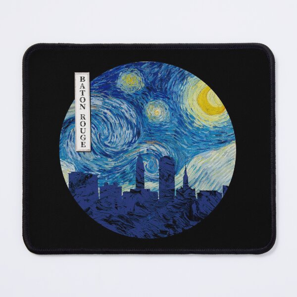 Item preview, Baton Rouge Starry Night Van Gogh Circle designed and sold by DFerraz.