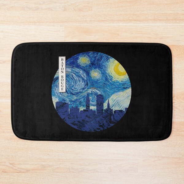 Item preview, Baton Rouge Starry Night Van Gogh Circle designed and sold by DFerraz.
