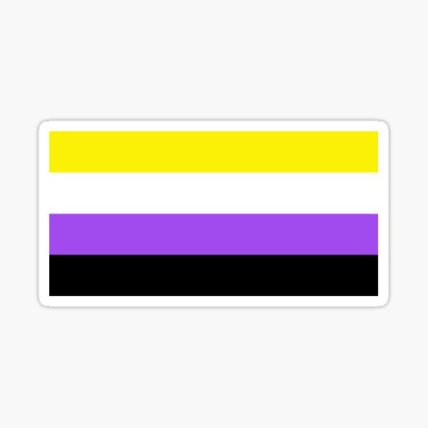 Non-Binary / NB / Enby Pride Colors Sticker