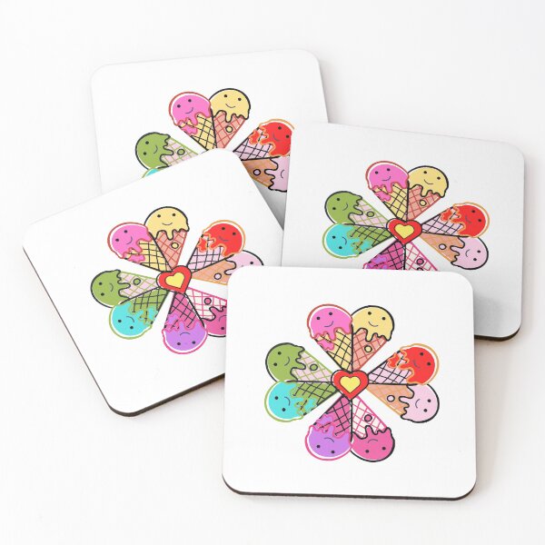 Item preview, Keep calm and eat ice cream - ice cream flower designed and sold by Digitalme Designs.