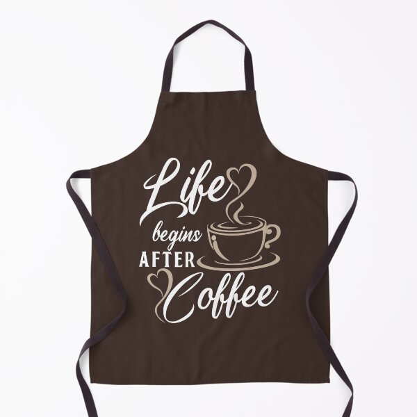 Item preview, Life begins after coffee - International coffee day - Gifts for coffee lovers - Funny coffee quotes -Funny designed and sold by Alice-Elgawi.