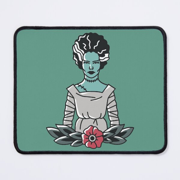 Item preview, Vintage Bride of Frankenstein Monster Drawing designed and sold by SLAG-Creative.