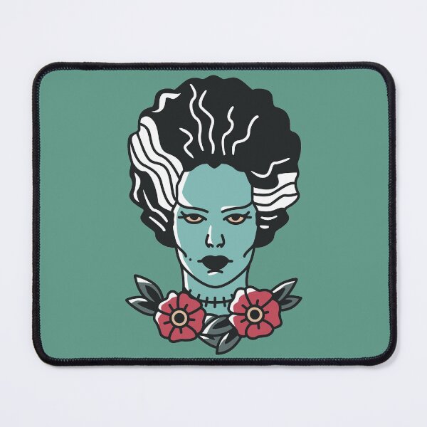 Item preview, Vintage Bride of Frankenstein Monster Drawing designed and sold by SLAG-Creative.